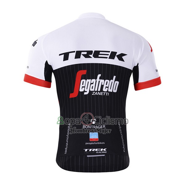 Trek Segafrojoo Ropa Ciclismo Culotte Corto 2017 Mangas Cortas Negro y Blanco